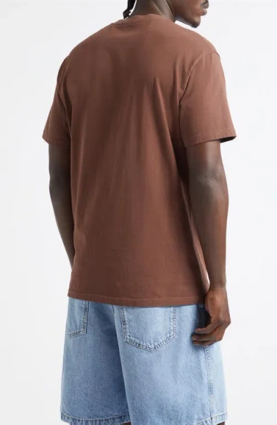 Givenchy Regular Fit Logo Patch T-shirt In Brown