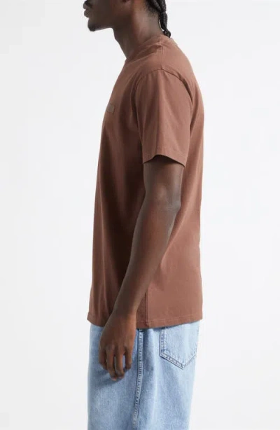 Givenchy Regular Fit Logo Patch T-shirt In Brown