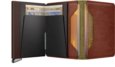 Secrid Premium Slimwallet+ Basco In Brown