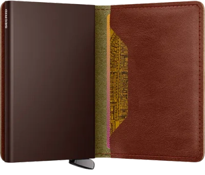 Secrid Premium Slimwallet+ Basco In Brown