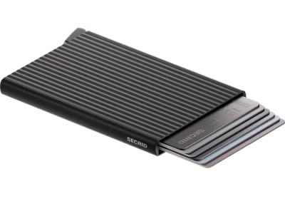 Secrid Premium Cardprotector+ Fluted In Black