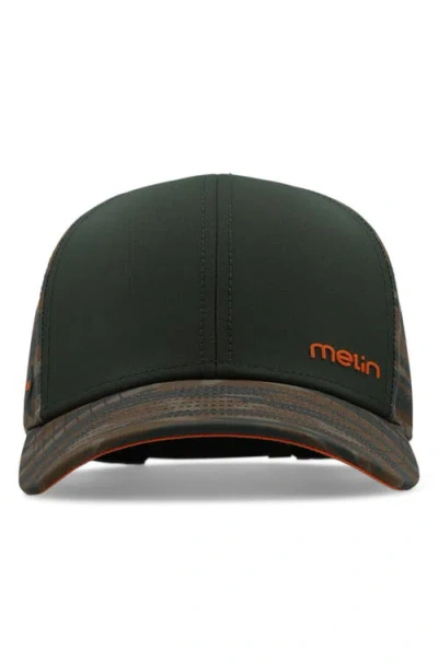 Melin Hydro Compass Snapback Cap In Gray