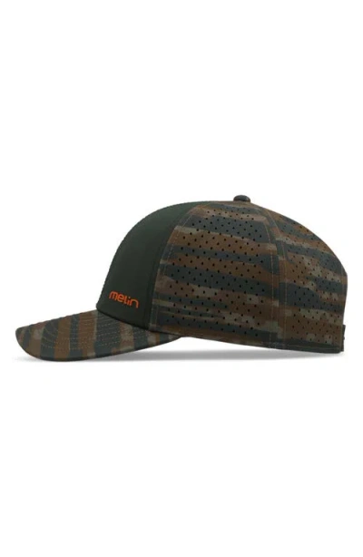 Melin Hydro Compass Snapback Cap In Gray