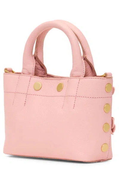 Hammitt Olympia Tote Flamingo Flora Brushed Gold Mini In Pink