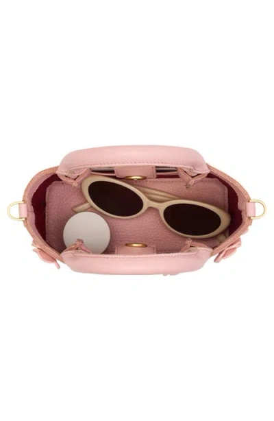 Hammitt Olympia Tote Flamingo Flora Brushed Gold Mini In Pink