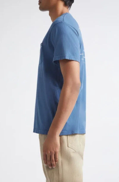 Phipps Hard Workwear Pocket Graphic T-shirt In Blue