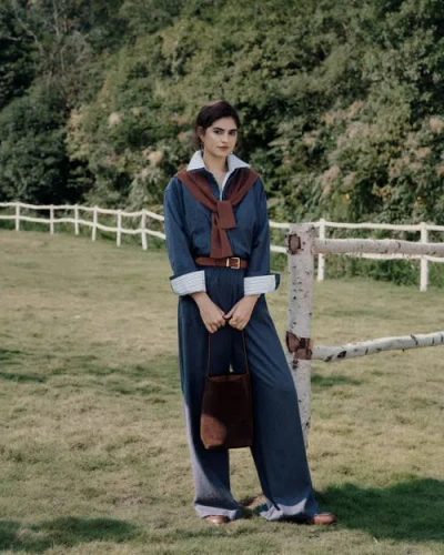 Juana Lyricist High Rise Pull-on Pants In Blue