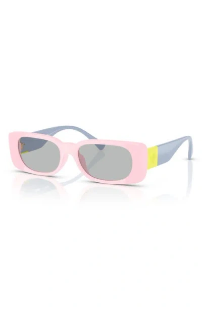 Versace Kids' 47mm Rectangular Sunglasses In Pink