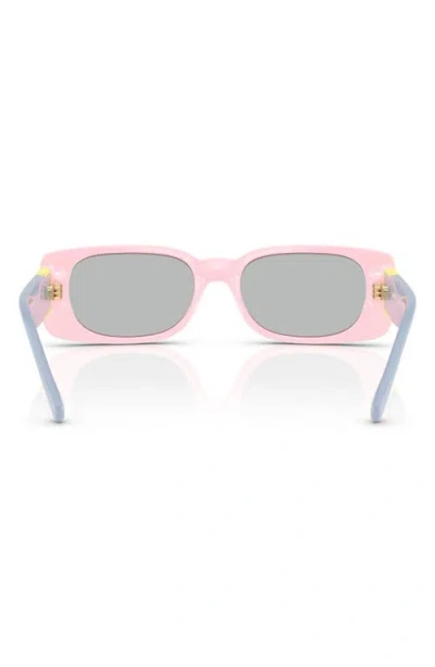 Versace Kids' 47mm Rectangular Sunglasses In Pink