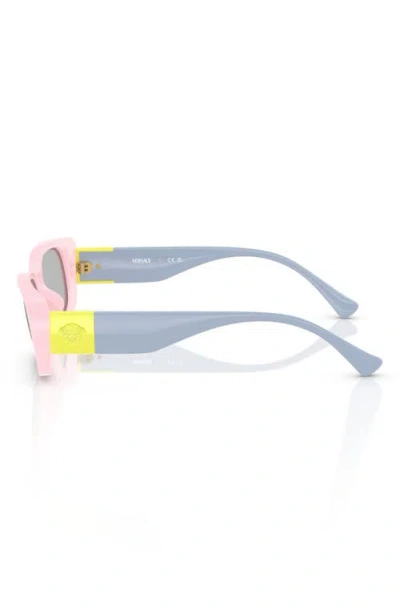 Versace Kids' 47mm Rectangular Sunglasses In Pink