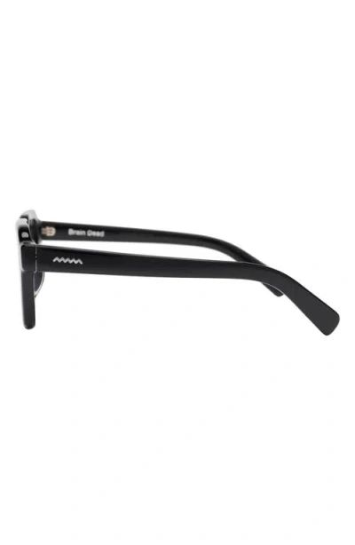 Brain Dead Staunton Post Modern Primitive 51mm Rectangular Sunglasses In Black