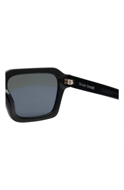 Brain Dead Staunton Post Modern Primitive 51mm Rectangular Sunglasses In Black