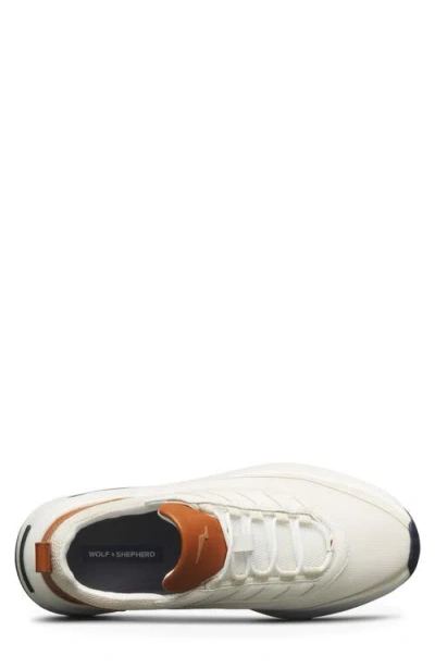 Wolf & Shepherd Supercrossover Trainer Sneaker In White