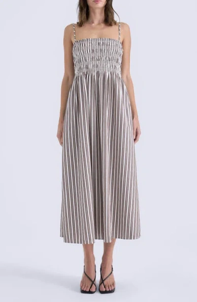 Pistola Bianca Dress Java Stripe In Multi