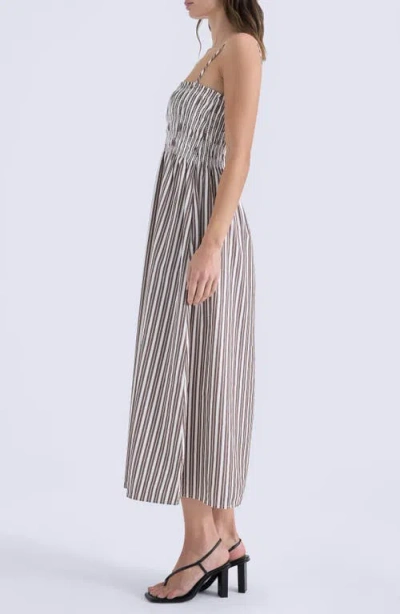 Pistola Bianca Dress Java Stripe In Multi