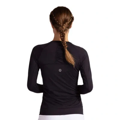 Bloquv Pullover Sun Shirt In Black