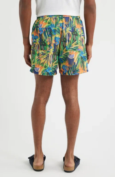 Rizort Palm Shorts In Multi