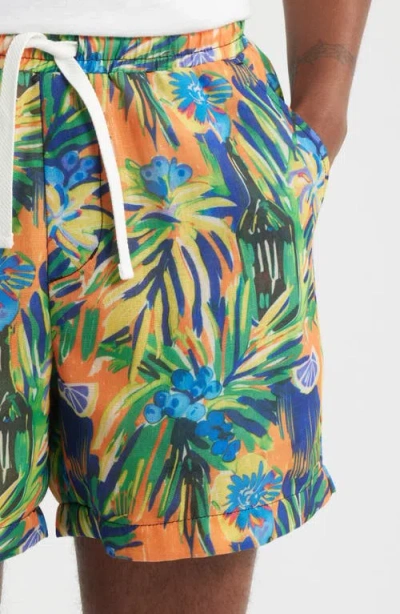 Rizort Palm Shorts In Multi