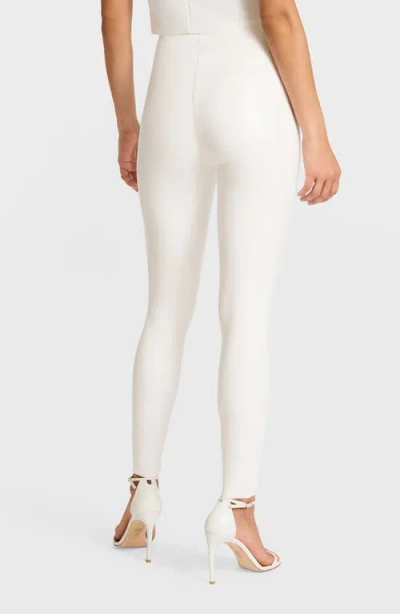 Commando Faux Leather Legging In White
