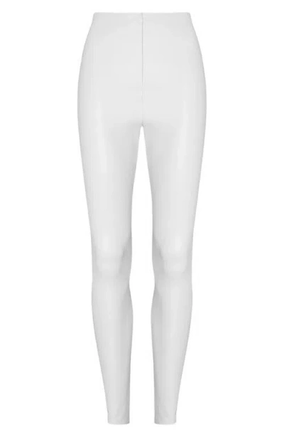 Commando Faux Leather Legging In White
