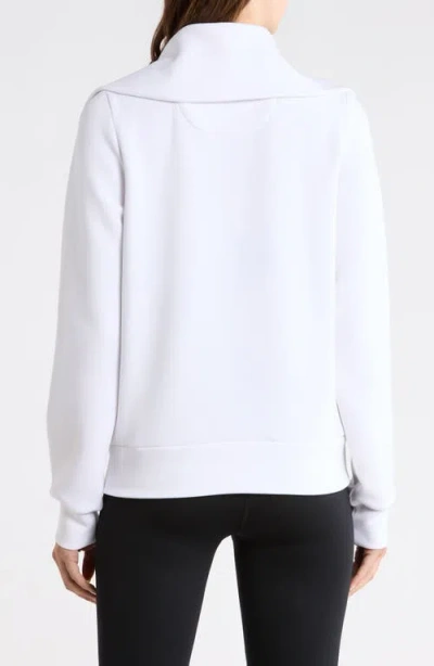 Mpg Dreamweave™ Oversize Zip Jacket In White
