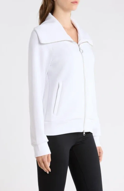 Mpg Dreamweave™ Oversize Zip Jacket In White
