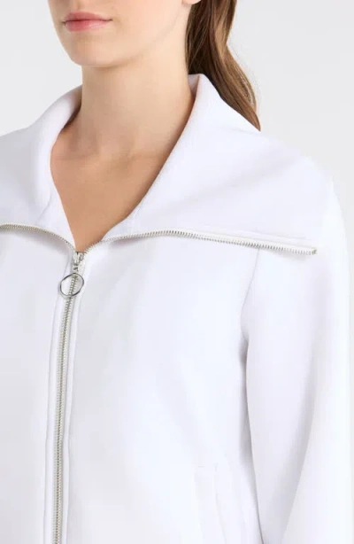 Mpg Dreamweave™ Oversize Zip Jacket In White