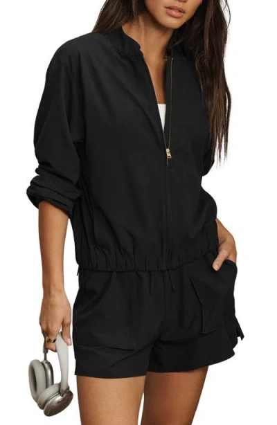 Rhone Mirage Zip Front Jacket In Black