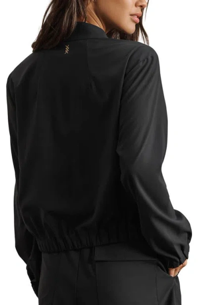 Rhone Mirage Zip Front Jacket In Black
