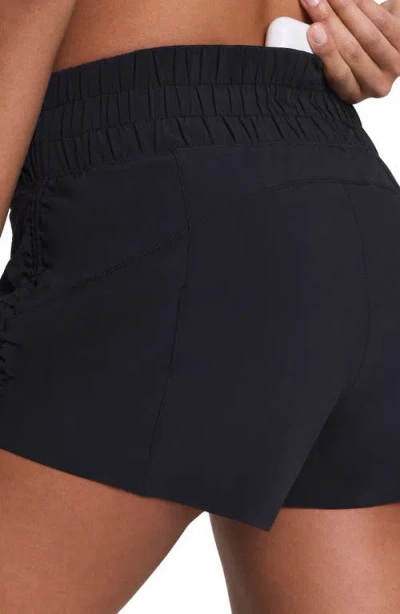 Spanx ® Cinched Running Shorts In Black