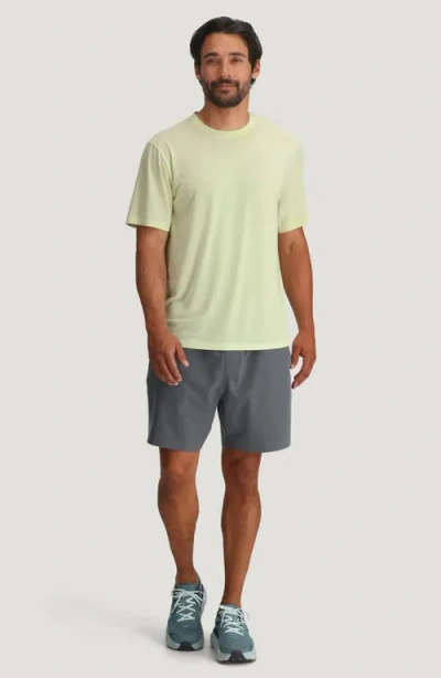 Free Fly Elevate T-shirt In Yellow