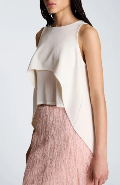 Kenneth Cole High/low Layer Tank In White