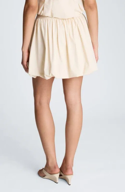 Kenneth Cole Pull On Bubble Mini Skirt In Neutral