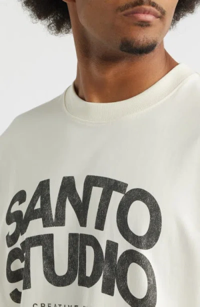 Santo Studio Creative Team Graphic T-shirt In White