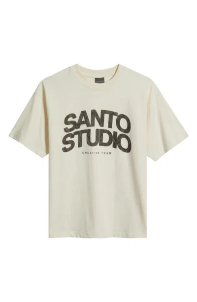 Santo Studio Creative Team Graphic T-shirt In White