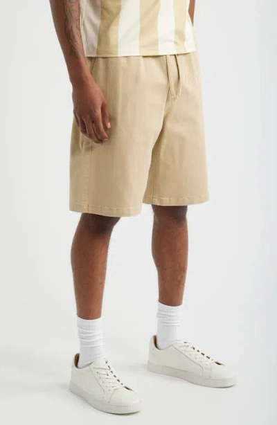 Santo Studio Peninsula Forever Drawstring Shorts In Brown