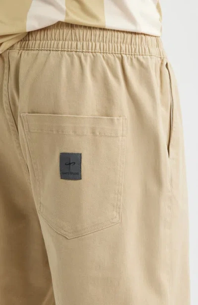 Santo Studio Peninsula Forever Drawstring Shorts In Brown