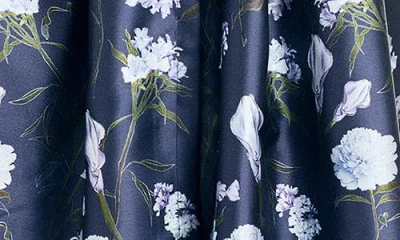 Sachin & Babi Sachin Babi Marta Floral Gown In Blue