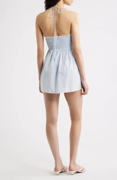 Loveshackfancy Ressie Lace Inset Cotton Mini Sundress In Multi | ModeSens