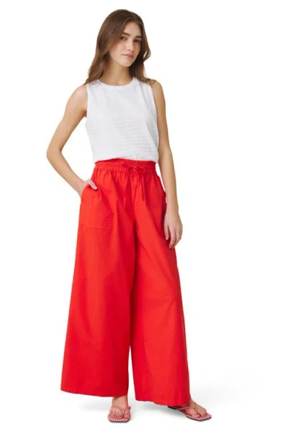 Splendid Mallory Poplin Pant In Firework In Pink