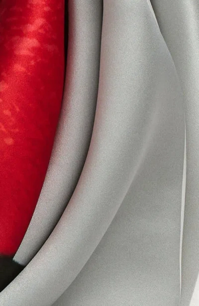 Acne Studios Vasco Rose Midsummer Silk Square Scarf In Multi