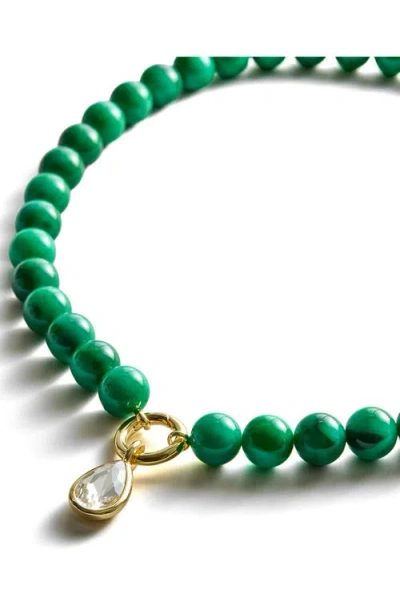 Baublebar Janette Beaded Pendant Necklace In Green