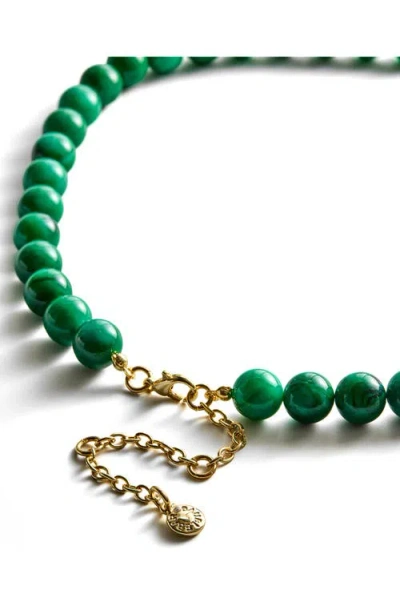Baublebar Janette Beaded Pendant Necklace In Green