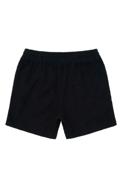Rta Clyde Pull-on Terry Shorts In Black