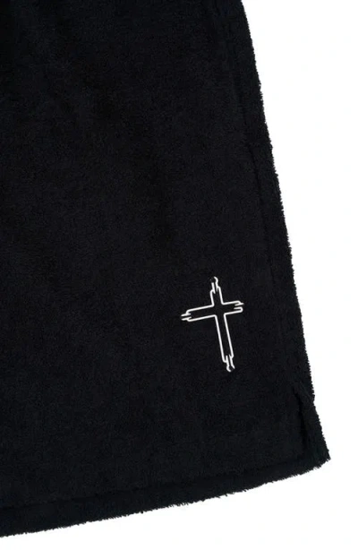 Rta Clyde Pull-on Terry Shorts In Black