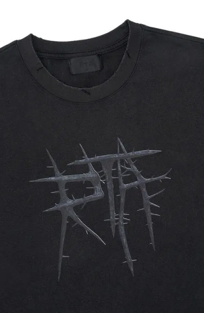 Rta Liam Logo Graphic T-shirt In Black