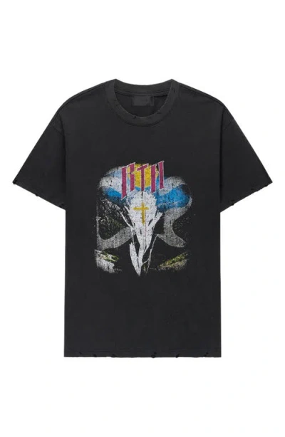 Rta Colin Oversized Short Sleeve Tee In Black