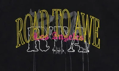Rta Colin Road To Awe Oversize Graphic T-shirt In Black