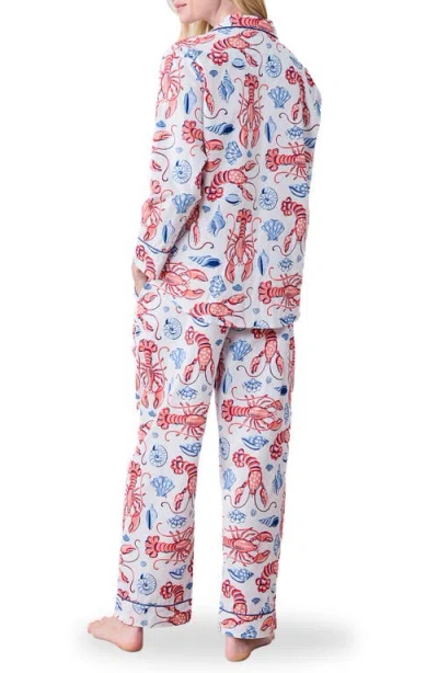 Printfresh Cotton Poplin Pajamas In Multi