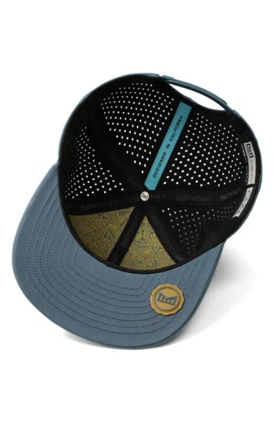 Melin Hydro Compass Snapback Cap In Blue